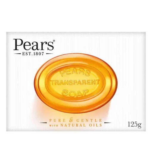 Pears Transparent Soap Amber Natural Oils 125gm