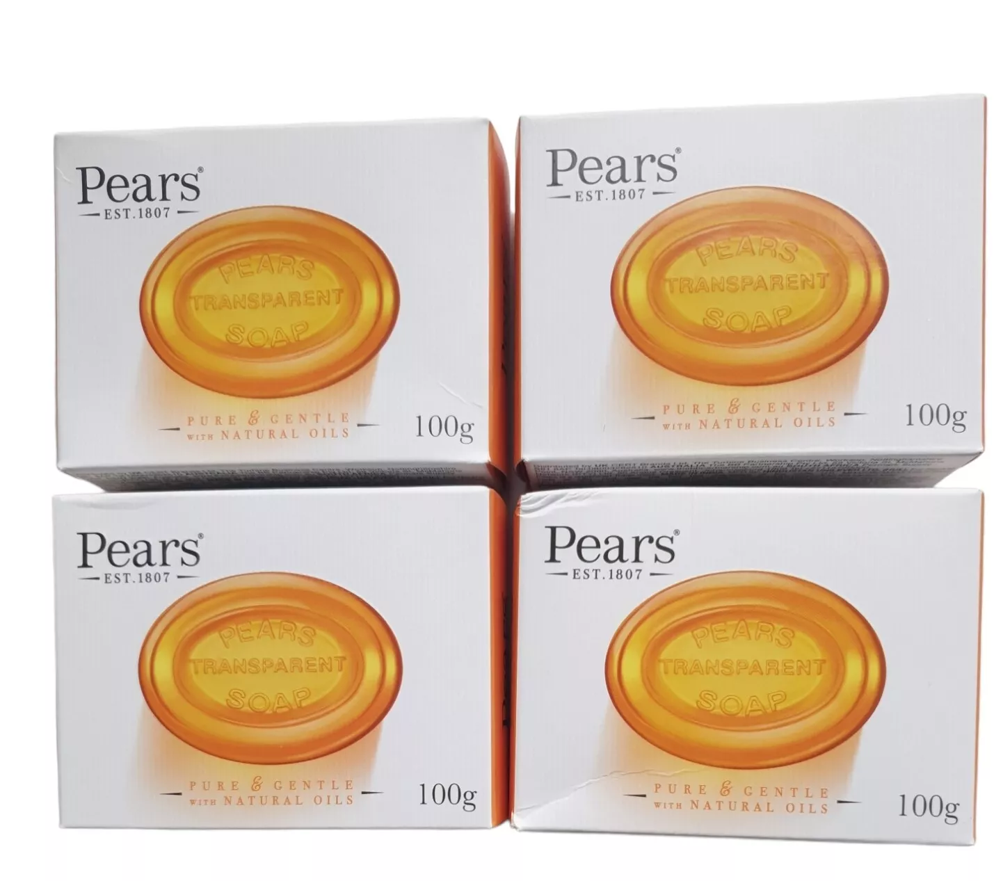 Pears Transparent Soap Amber Natural Oils 125gm - Image 3