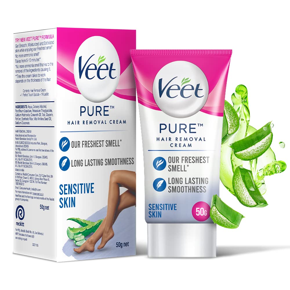 Veet Silk & Fresh Technology Hair Removal Cream 100gm - Image 3