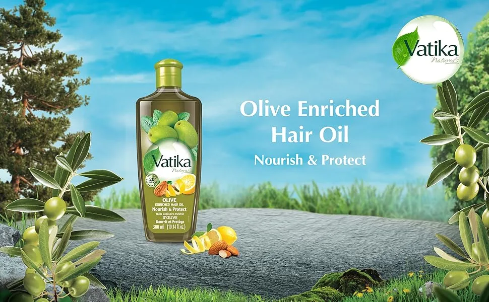 Dabur Vatika Naturals Olive Hair Oil for Nourished Hair - Image 5