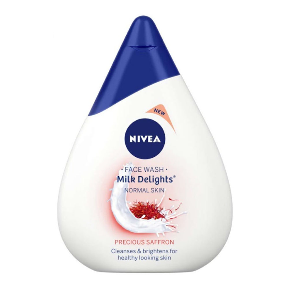 Nivea Face Wash Milk Delights Precious Saffron: A Gentle Cleanser - Image 2