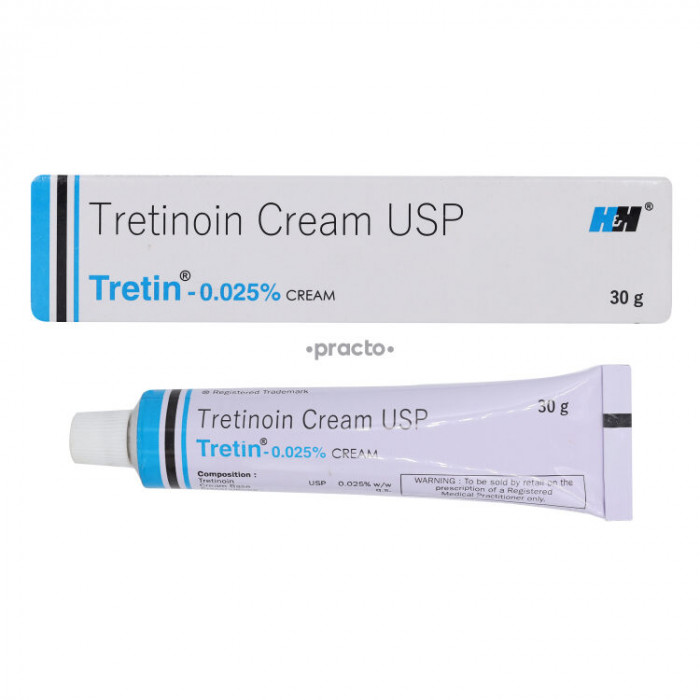 Tretinoin Tretin 0.025% Cream USP: Effective Treatment for Skin Concerns 30gm