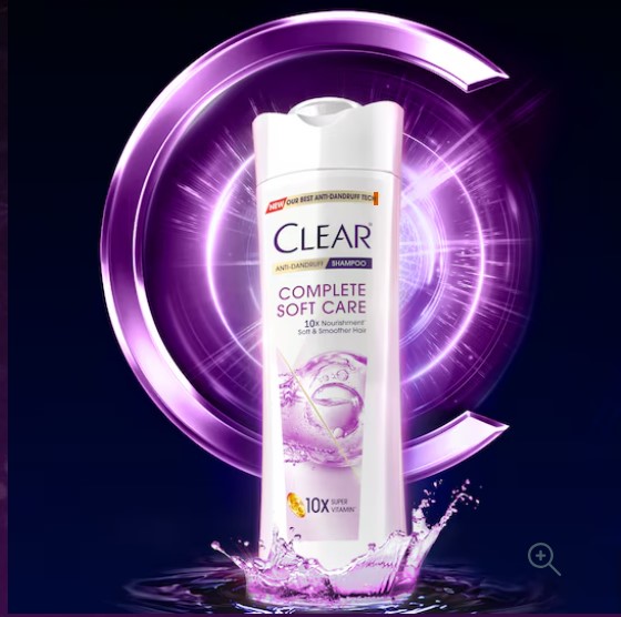 Clear Anti Dandruff Complete Soft Care Shampoo for Healthy Hair 300ml