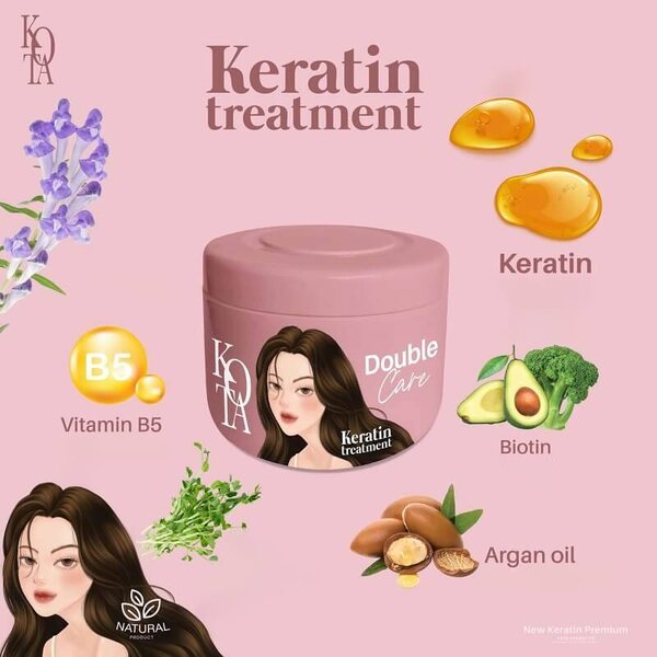Kota Double Care Keratin Treatment Hair Mask for Silky Hair - Image 2