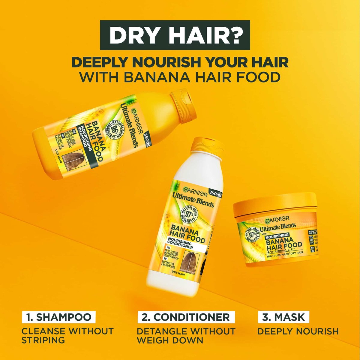 Deep Nourishment: Garnier Nourishing Hair Food for Dry Hair - Image 5