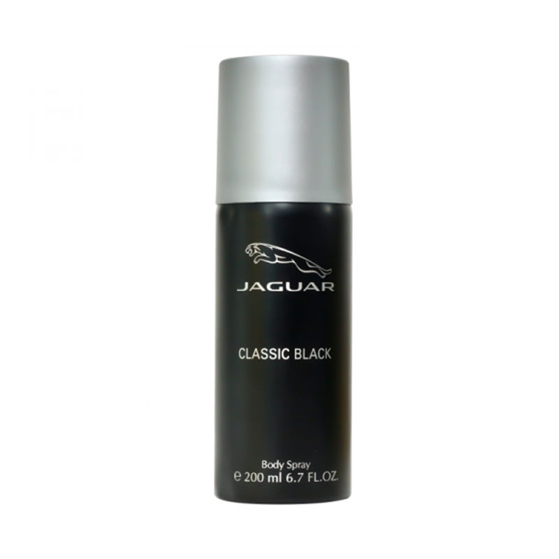 Jaguar Men's Classic Black Body Spray: Bold, Refreshing Scent for Every Man 200ml - Image 2