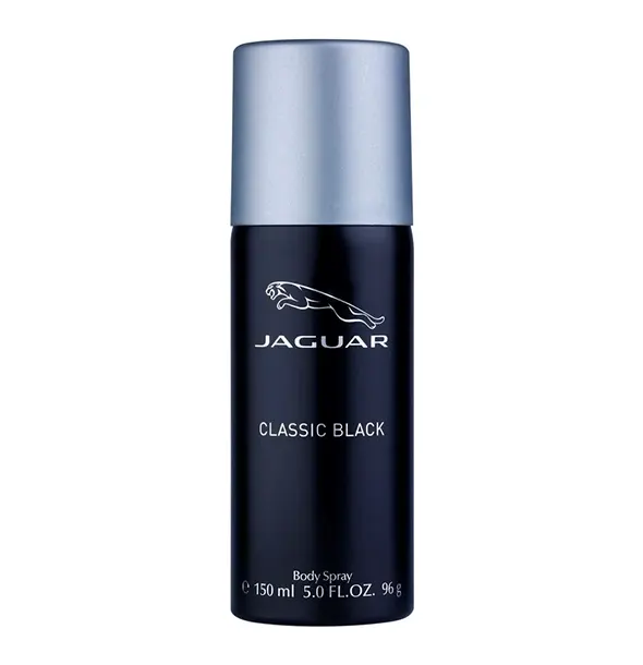 Jaguar Men's Classic Black Body Spray: Bold, Refreshing Scent for Every Man 200ml