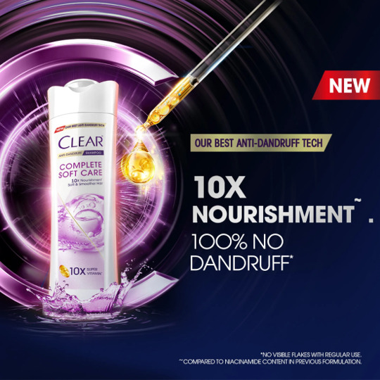 Clear Anti Dandruff Complete Soft Care Shampoo for Healthy Hair 300ml - Image 5