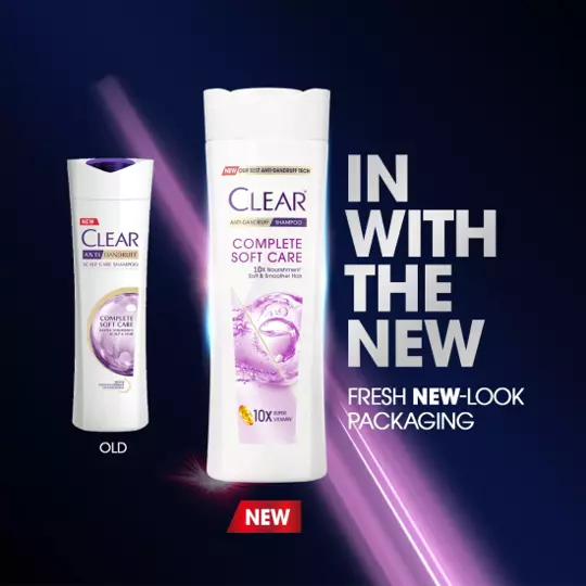 Clear Anti Dandruff Complete Soft Care Shampoo for Healthy Hair 300ml - Image 2