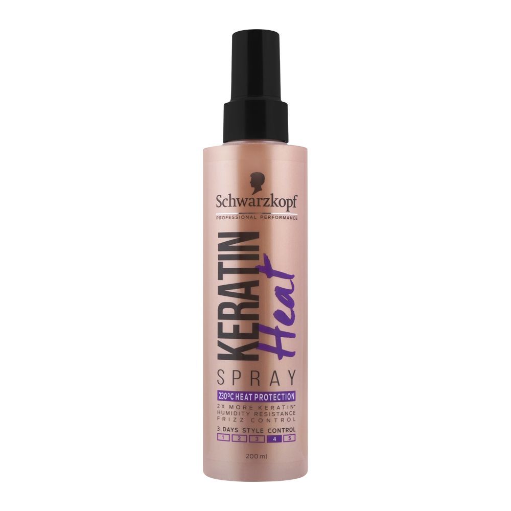 Protective Keratin Heat Spray For Smooth, Strong, Frizz-Free Styled Hair 200ml - Image 6