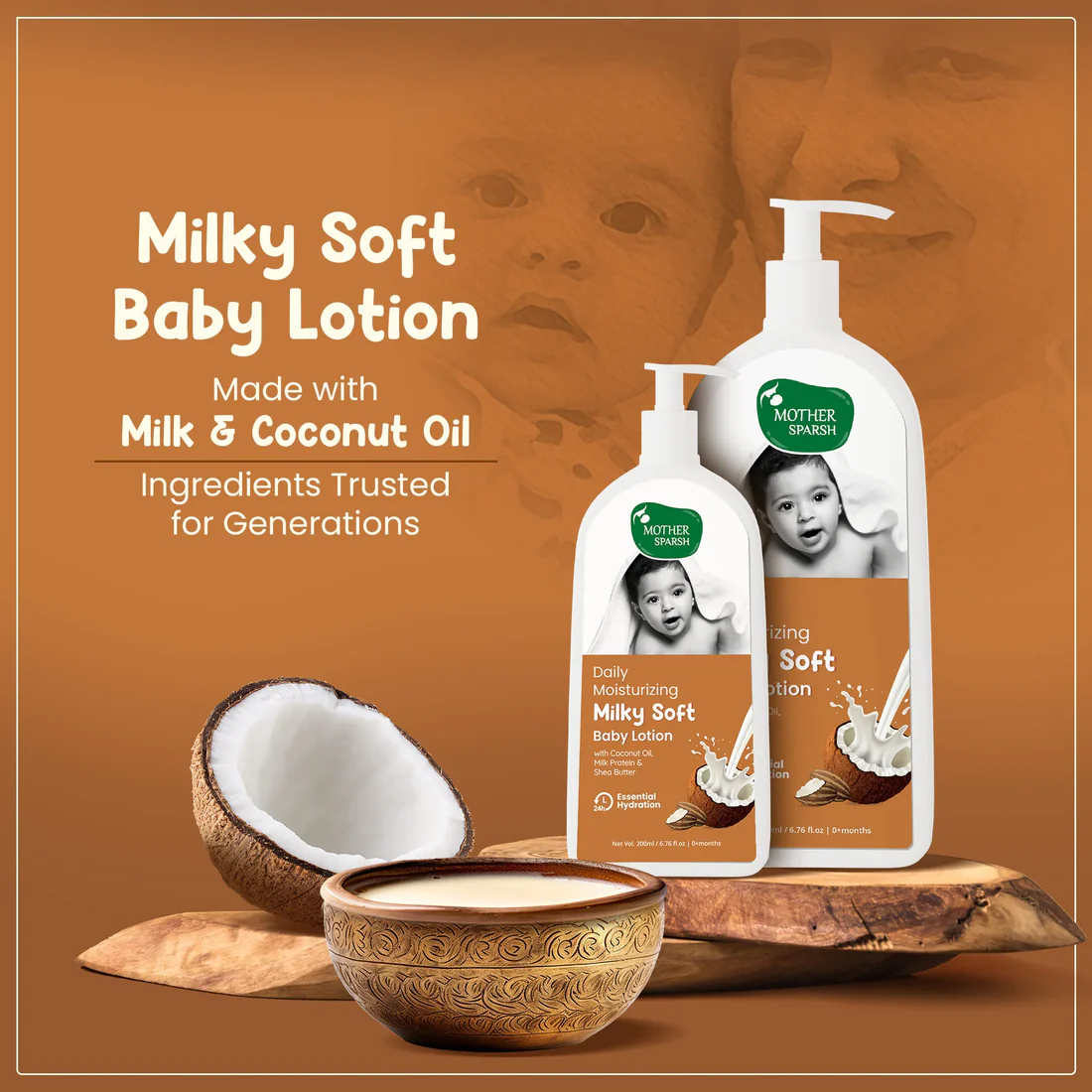 Mother Sparsh Daily Moisturizing Baby Lotion 200ml - Image 6