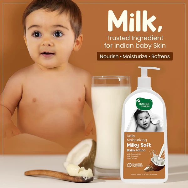 Mother Sparsh Daily Moisturizing Baby Lotion 200ml - Image 4