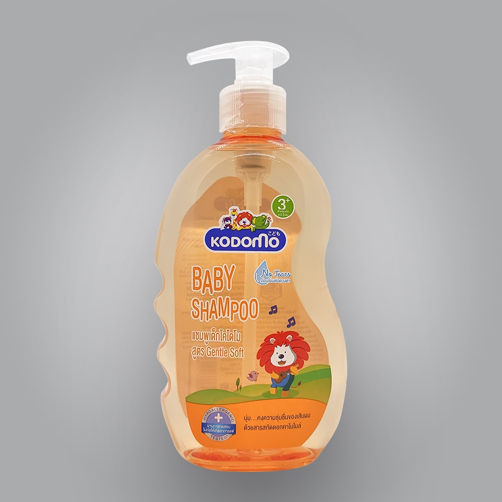 Gently Clean Baby’s Hair Using Kodomo Baby Shampoo Gentle Soft 400ml