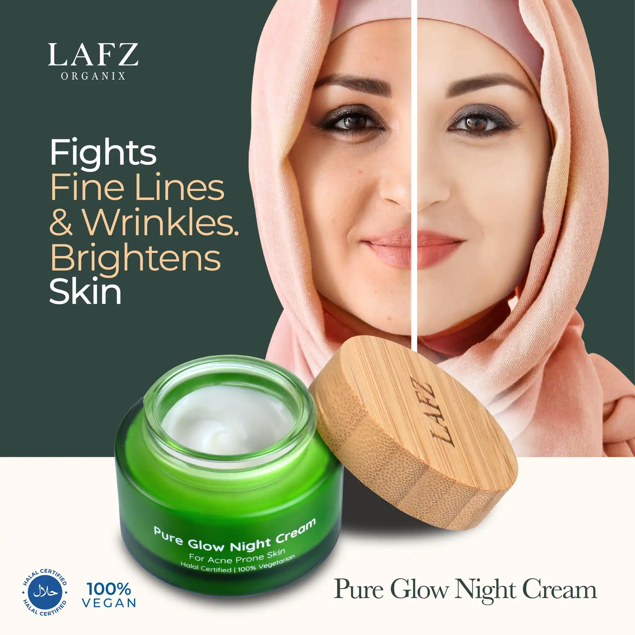 LAFZ Organix Pure Glow Day Cream 50gm - Image 8