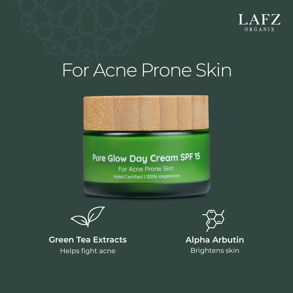 LAFZ Organix Pure Glow Day Cream 50gm - Image 5